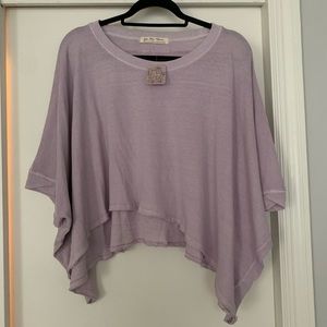 Light Purple Free People Flowy Shirt NWT